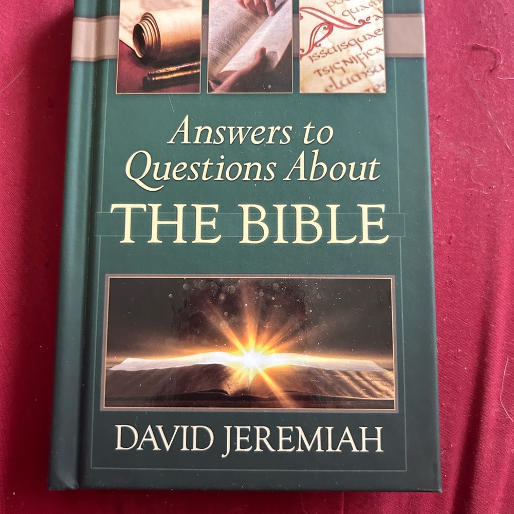 Answers to Questions About the Bible (Book ) Hard Cover. By David Jeremiah